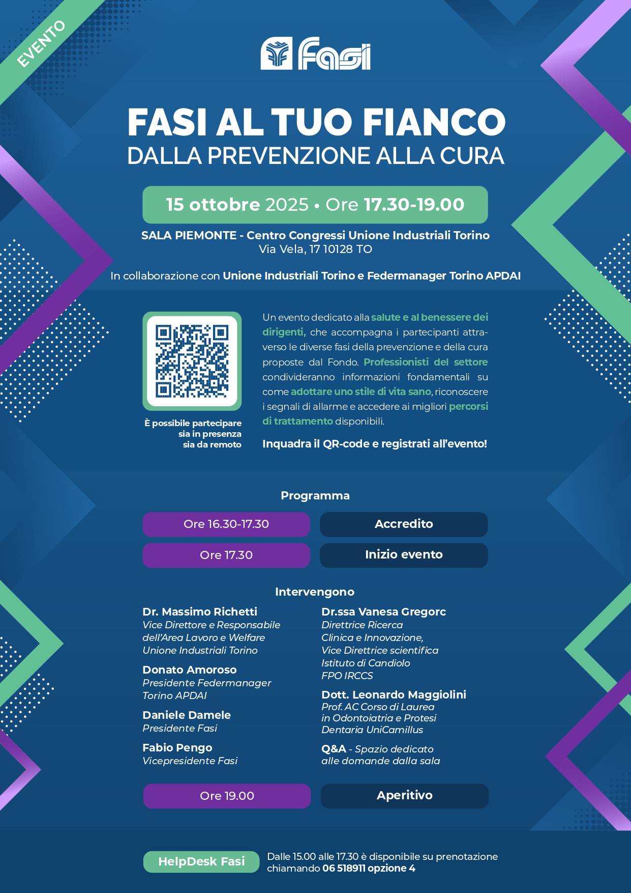 Fasi al tuo fianco – dalla prevenzione alla cura